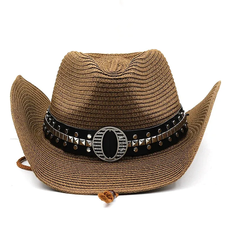 Stylish Straw Cowboy Hat for Summer