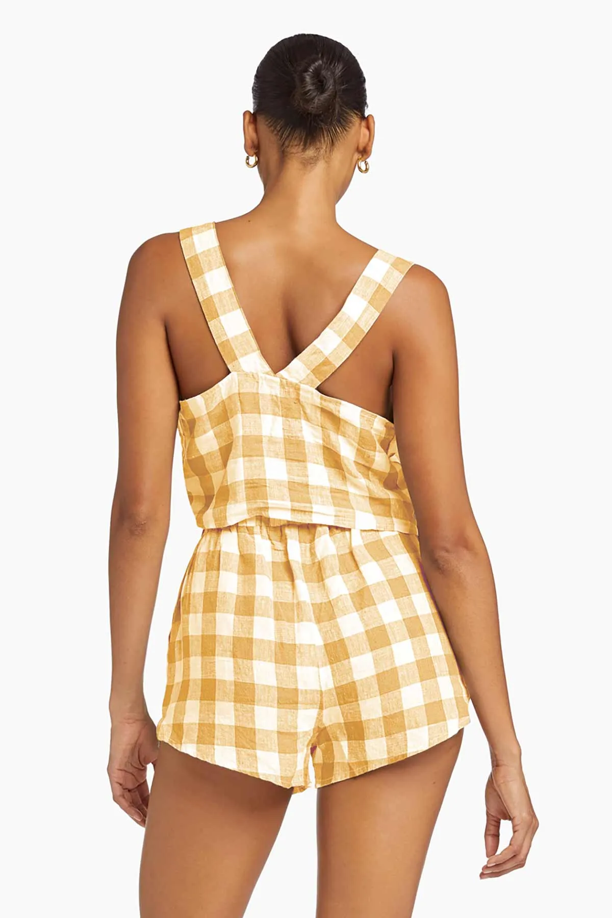Tallows Linen Short - Honey/Mustard/Natural EcoLinen