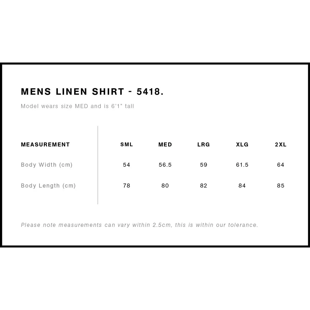 The Linen Shirt | Mens | Short Sleeve
