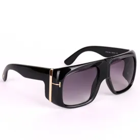 Tom Ford Marcolin Collection Black And Gold Sunglasses