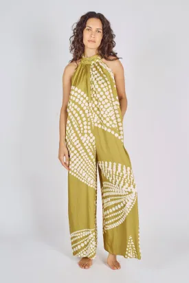 Traffic People  in Olive -The Odes Revisited Twiggy Jumpsuit TOR12884