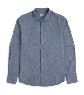 Trunk Austin Japanese Chambray Shirt: Dark Blue
