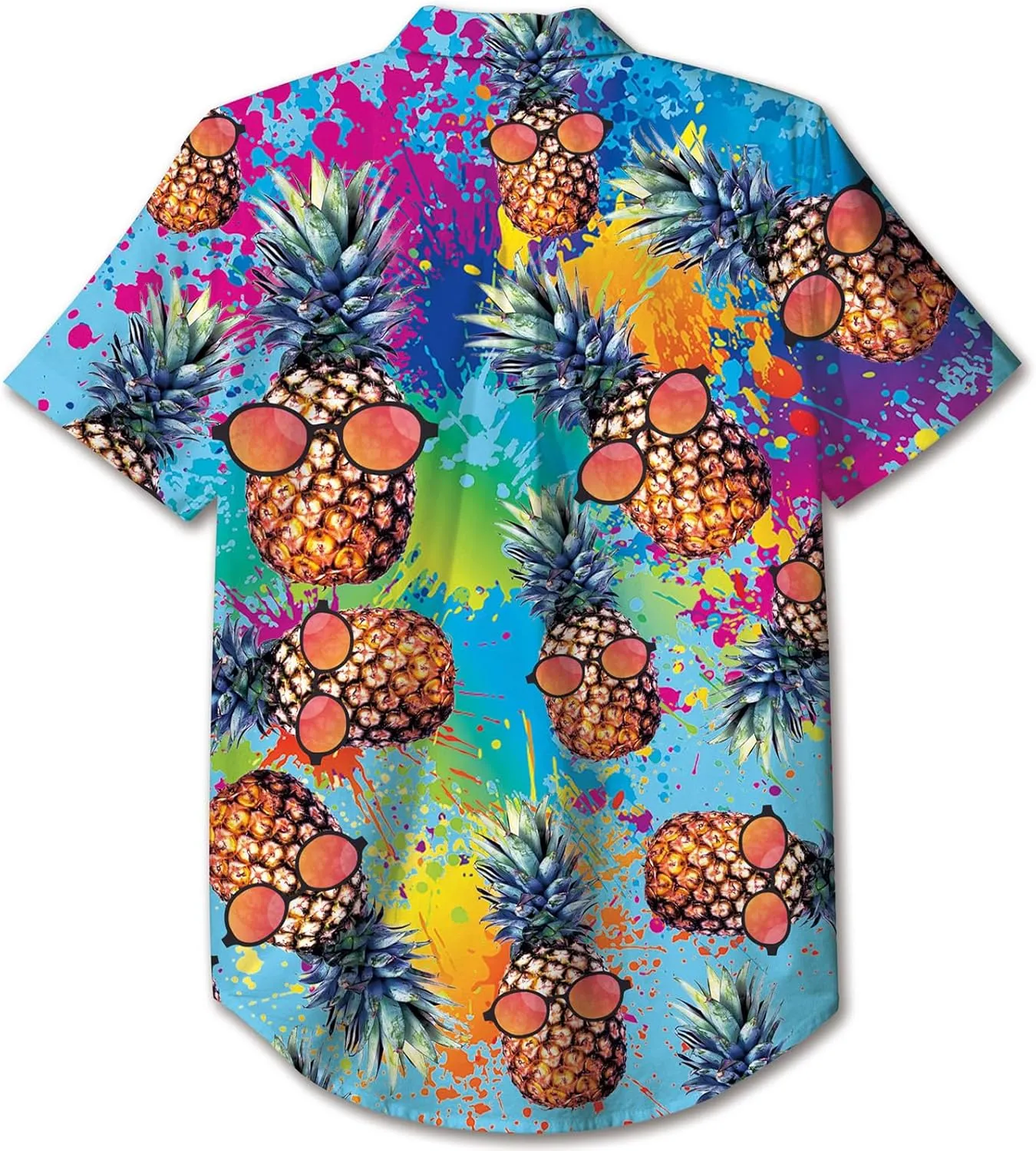 uideazone Boys Hawaiian Shirts Novelty Printed Funky Short Sleeve Button Down Shirt Kids Aloha Luau Shirt 7-14T