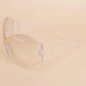 Unlock Style: Trendy Clear Mask Butterfly Sunglasses