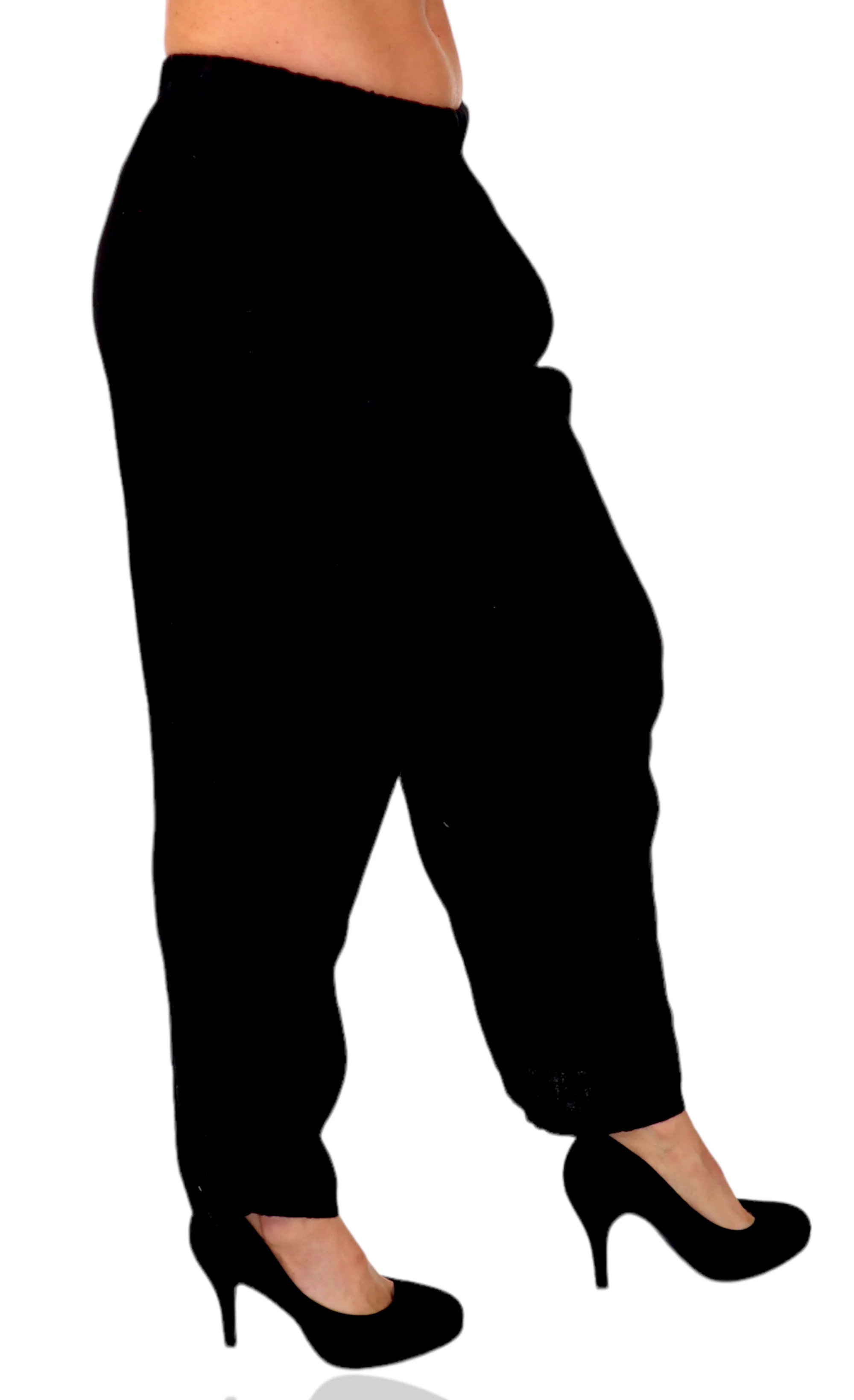 Women 100% Pure Linen Relaxed Fit Breathable Pants w/ Side Pockets