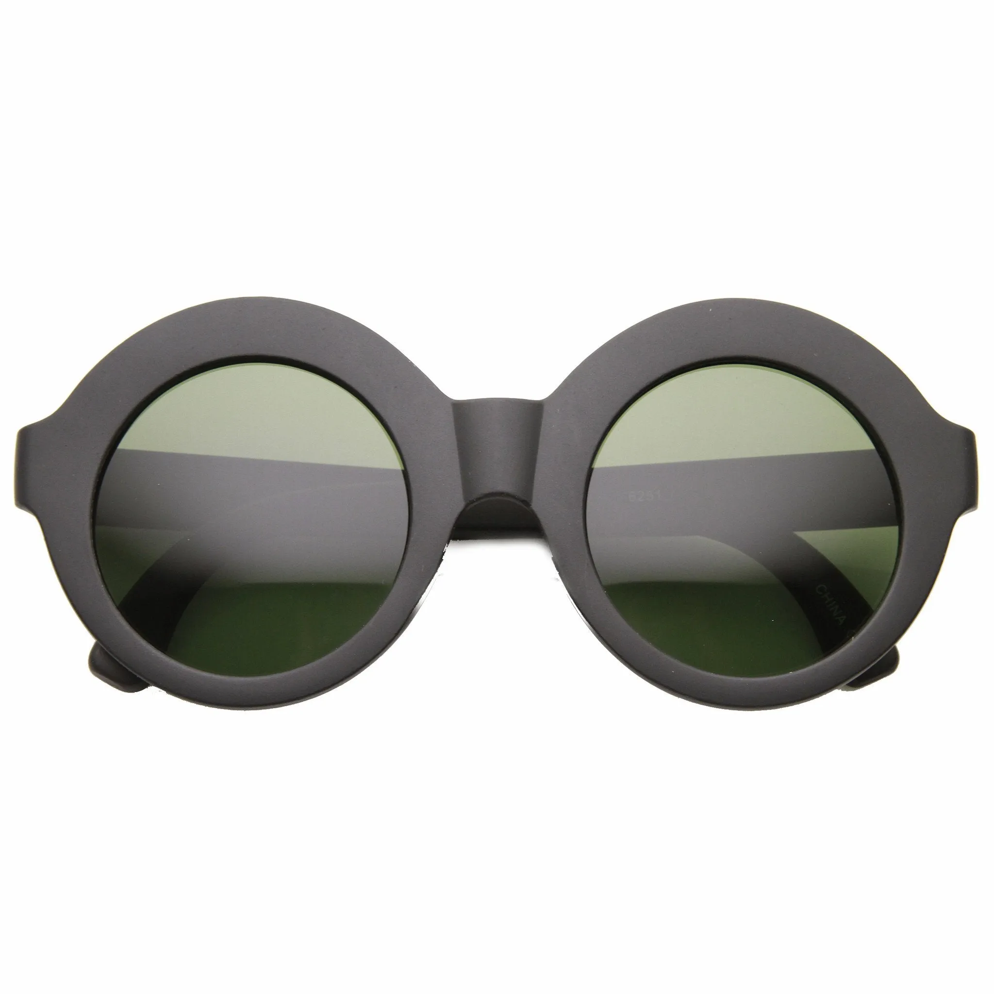 Women's Trendy Retro Bohemian Fashion Round Circle Sunglasses 9594
