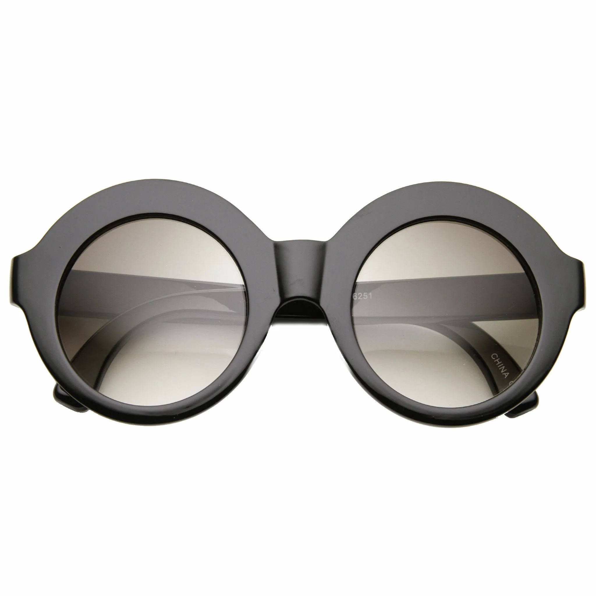 Women's Trendy Retro Bohemian Fashion Round Circle Sunglasses 9594