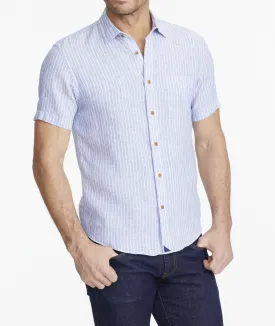 Wrinkle-Resistant Linen Short-Sleeve Westrey Shirt